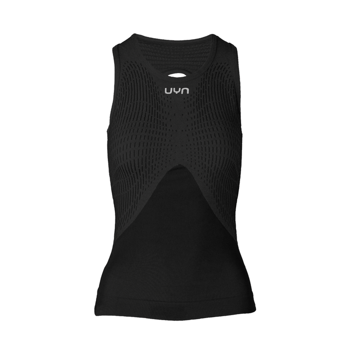 Uyn Damenlaufshirt Ärmelloses Laufshirt Kymra, Black Beauty - machsport
