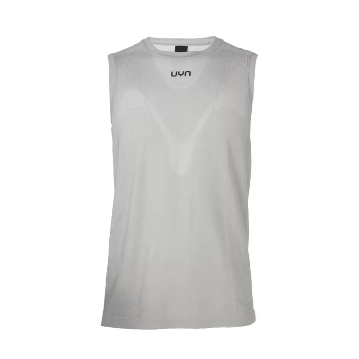 Uyn Herrenlaufshirt Ärmelloses Laufshirt Kymra, Light Drizzle - machsport