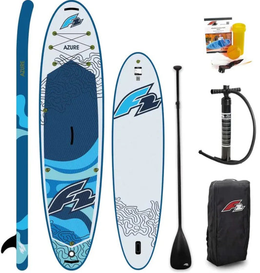 F2 Sup Azure Blue 2026 11,5'', aufblasbares Allround SUP Board für lange Touren und Freizeit – blau / ONE SIZE