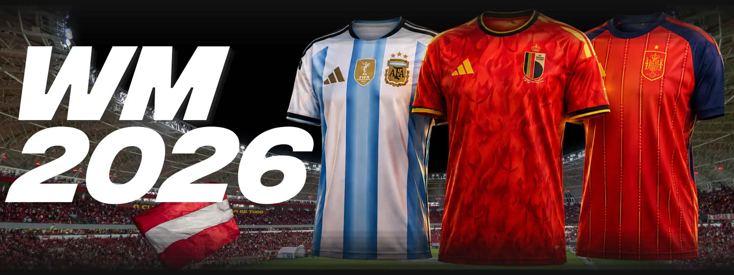Weltmeisterschaft 2026 Argentinien, Spanien und Belgien Shirt