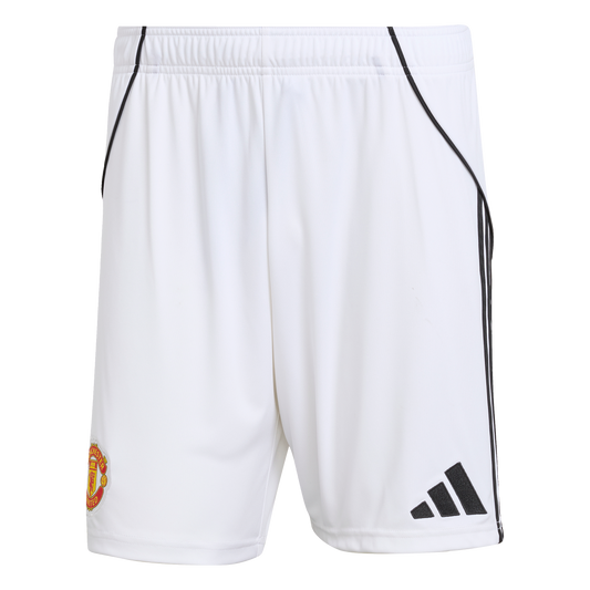 Manchester United Home Short 25/26 – weiß / S