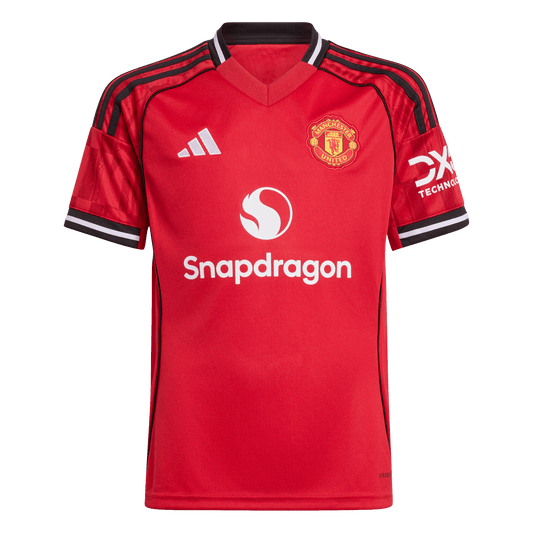 Manchester United Home Jersey Kids 25/26 – rot / 140