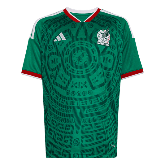 Mexico Kinderfußballshirt Home Jersey Kids 25/26 – grün / 128