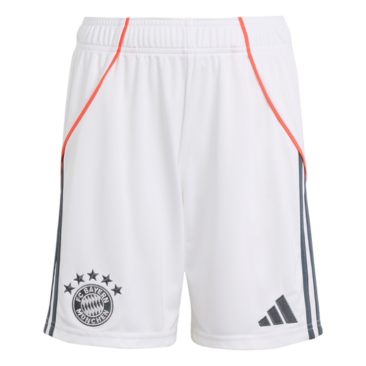 FC Bayern München Away Short Kids 25/26 – weiß / 164
