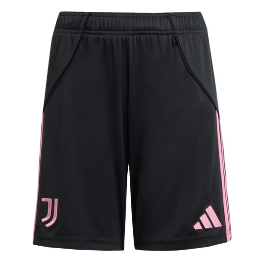 Juventus Turin Home Short Kids 25/26 – schwarz / 128