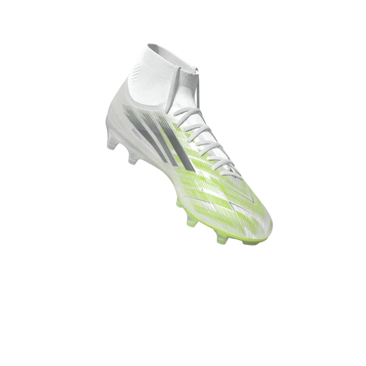 Adidas F50 Sparkfusion Pro Fußballschuhe für Rasen und Kunstrasen, sportslich auf einem transparenten Hintergrund. – Bild 