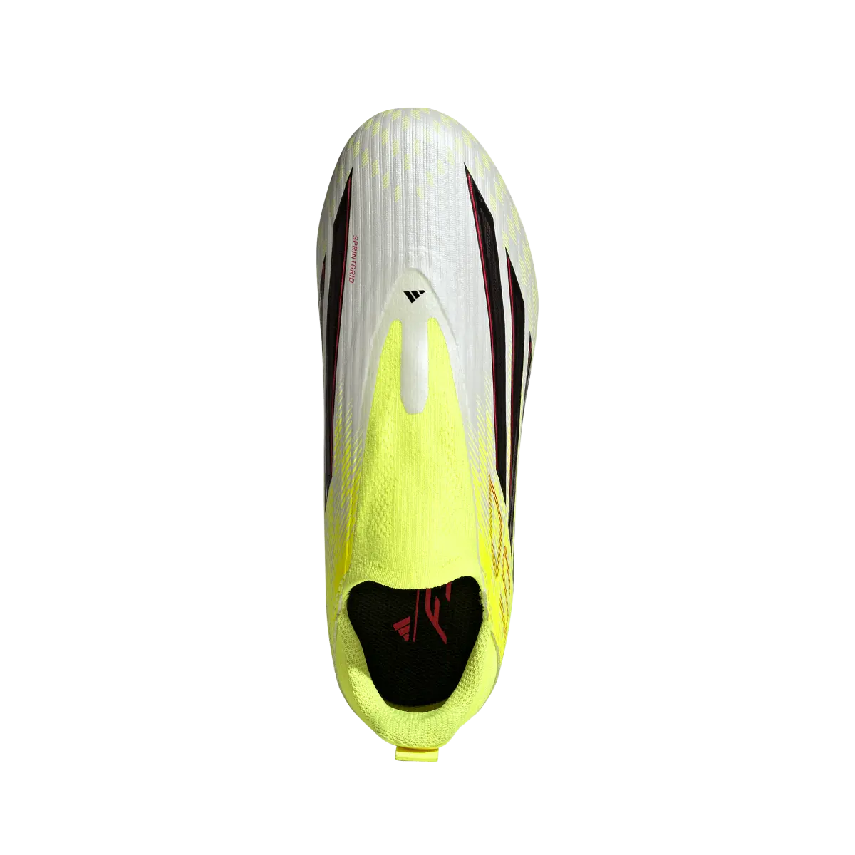 Adidas Kinderfußballschuhe F50 League LL FG/MG, Rasen- und Kunstrasenfußballschuhe, seitlicher Blick auf transparente Schuhe – Bild 