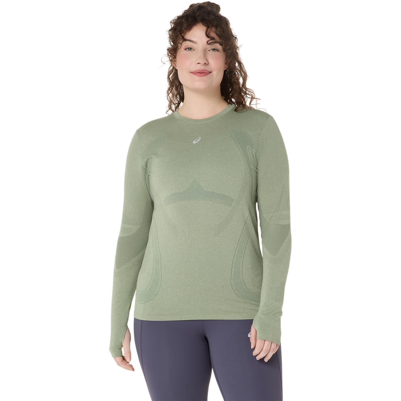 Asics Damenlangarmshirt Road Seamless LS Top - machsport