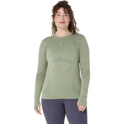 Asics Damenlangarmshirt Road Seamless LS Top - machsport