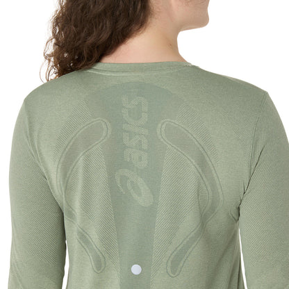 Asics Damenlangarmshirt Road Seamless LS Top - machsport