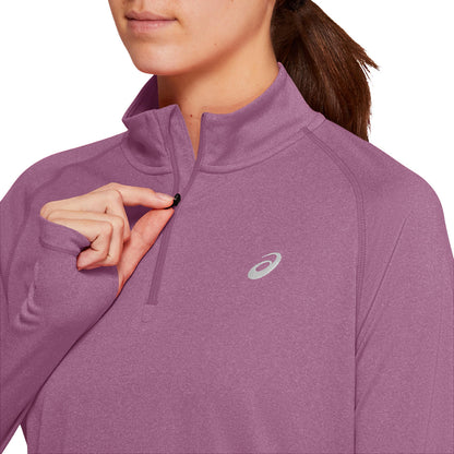 Asics Damenlaufshirt LS 1/2 Zip Top - machsport