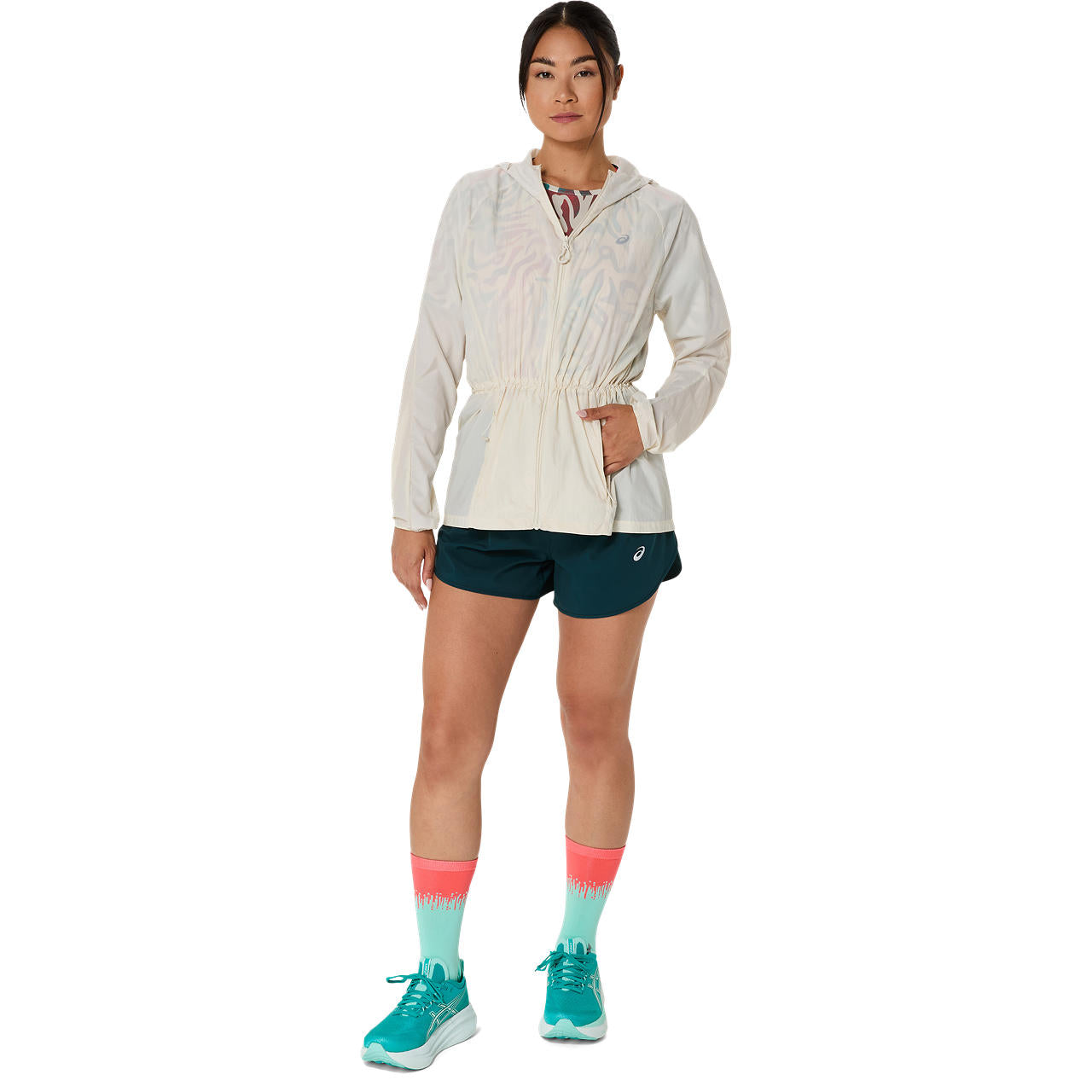 Asics Damenjacke Road Packable Jacket - machsport – Bild 