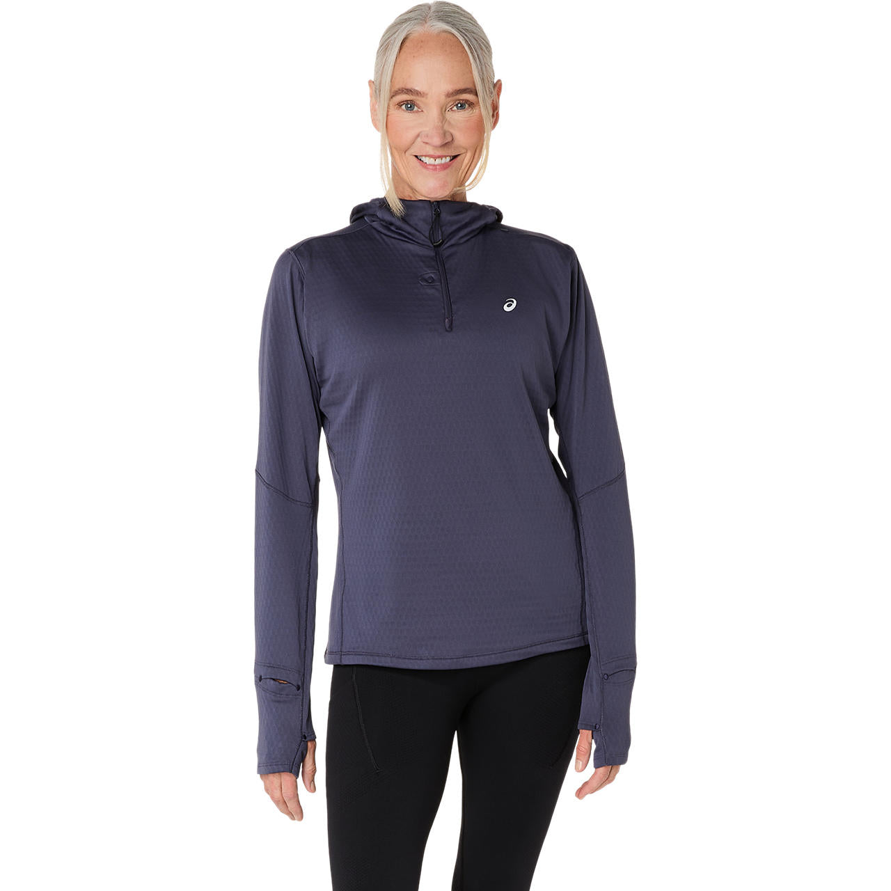 Asics Damenjacke Road Winter LS Hoodie - machsport – Bild 