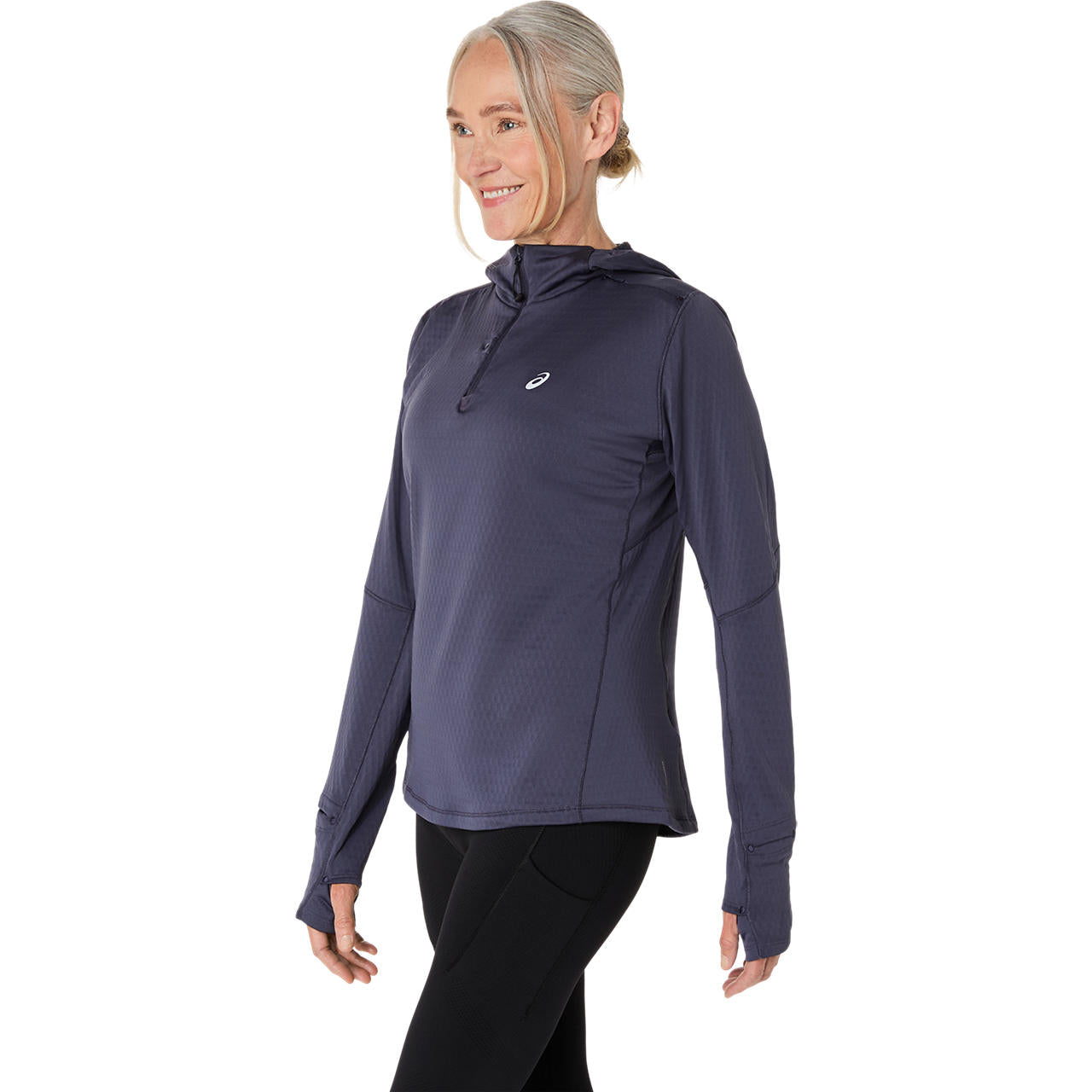 Asics Damenjacke Road Winter LS Hoodie - machsport – Bild 