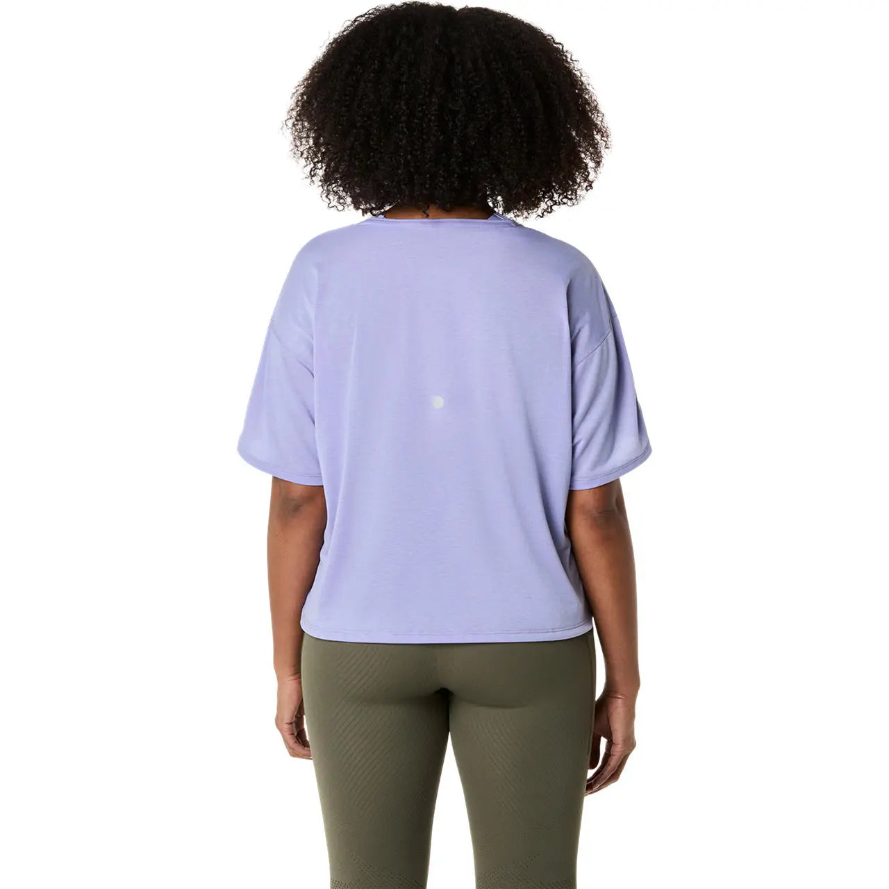 Asics Damenlaufshirt Nagino Run Adjustable SS Top, leichtes, atmungsaktives Laufshirt mit kurzen Ärmeln und verstellbarem Ausschnitt, schwarz.
