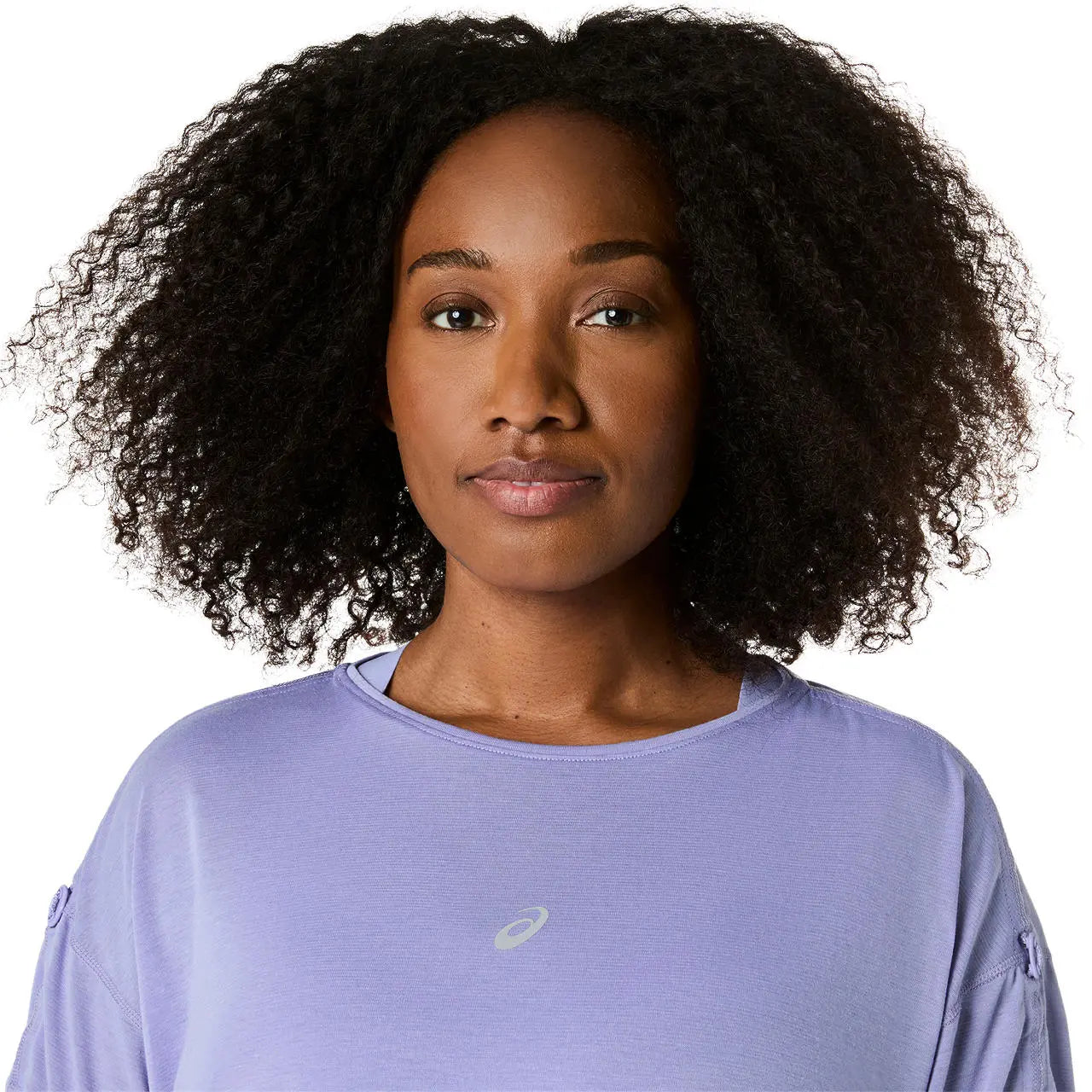 Asics Damenlaufshirt Nagino Run Adjustable SS Top, leichtes atmungsaktives Laufshirt für Damen, sportlich und bequem.