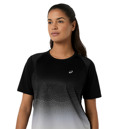Asics Damenlaufshirt Road Fade SS Top - machsport
