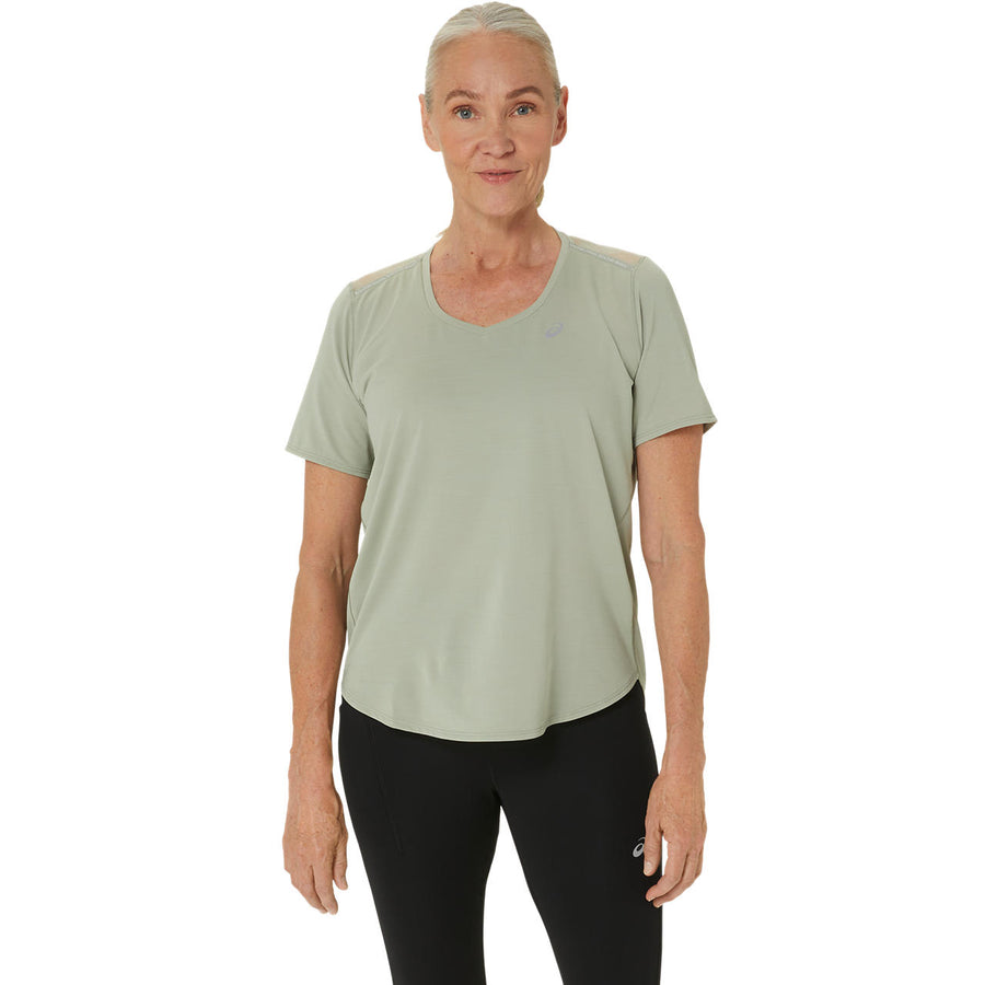 Asics Damenlaufshirt Road V-Neck SS Top - machsport