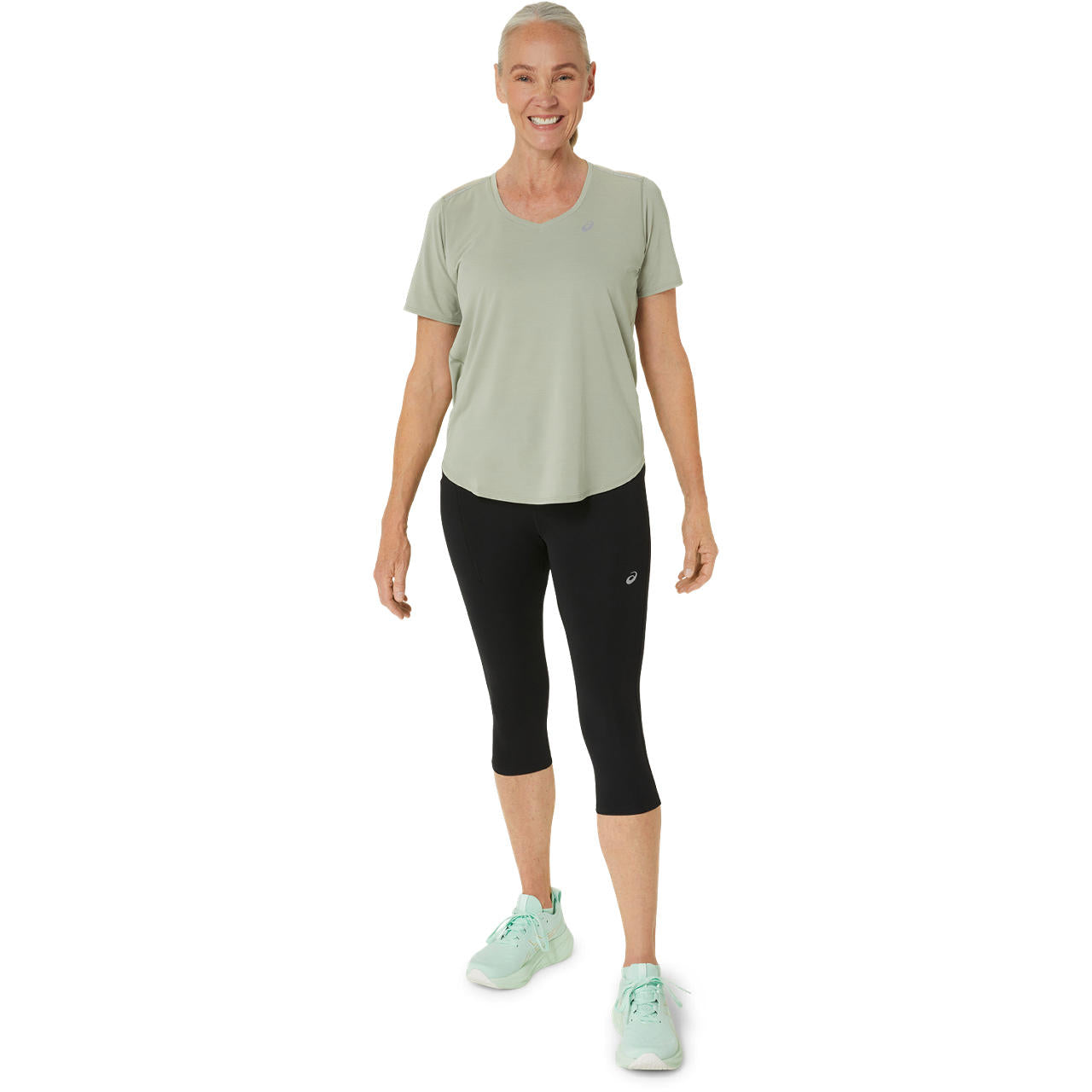 Asics Damenhose Road High Waist Capri Tight - machsport – Bild 