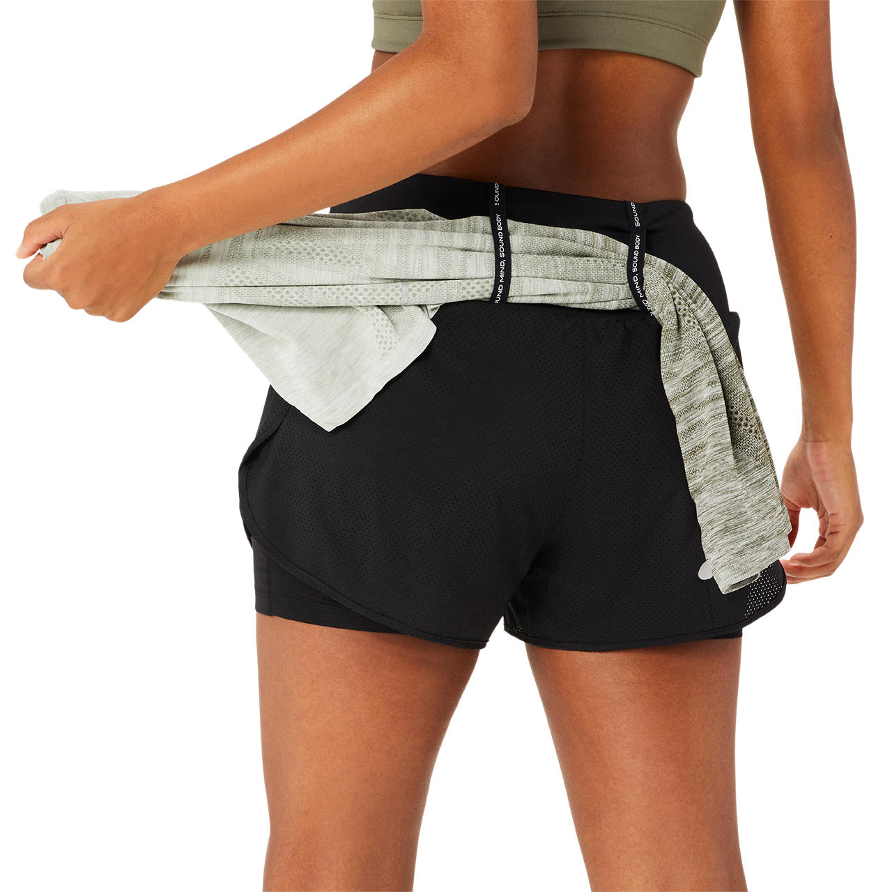 Asics Damenlaufhose Road 2-N-1 3.5IN Short - machsport – Bild 