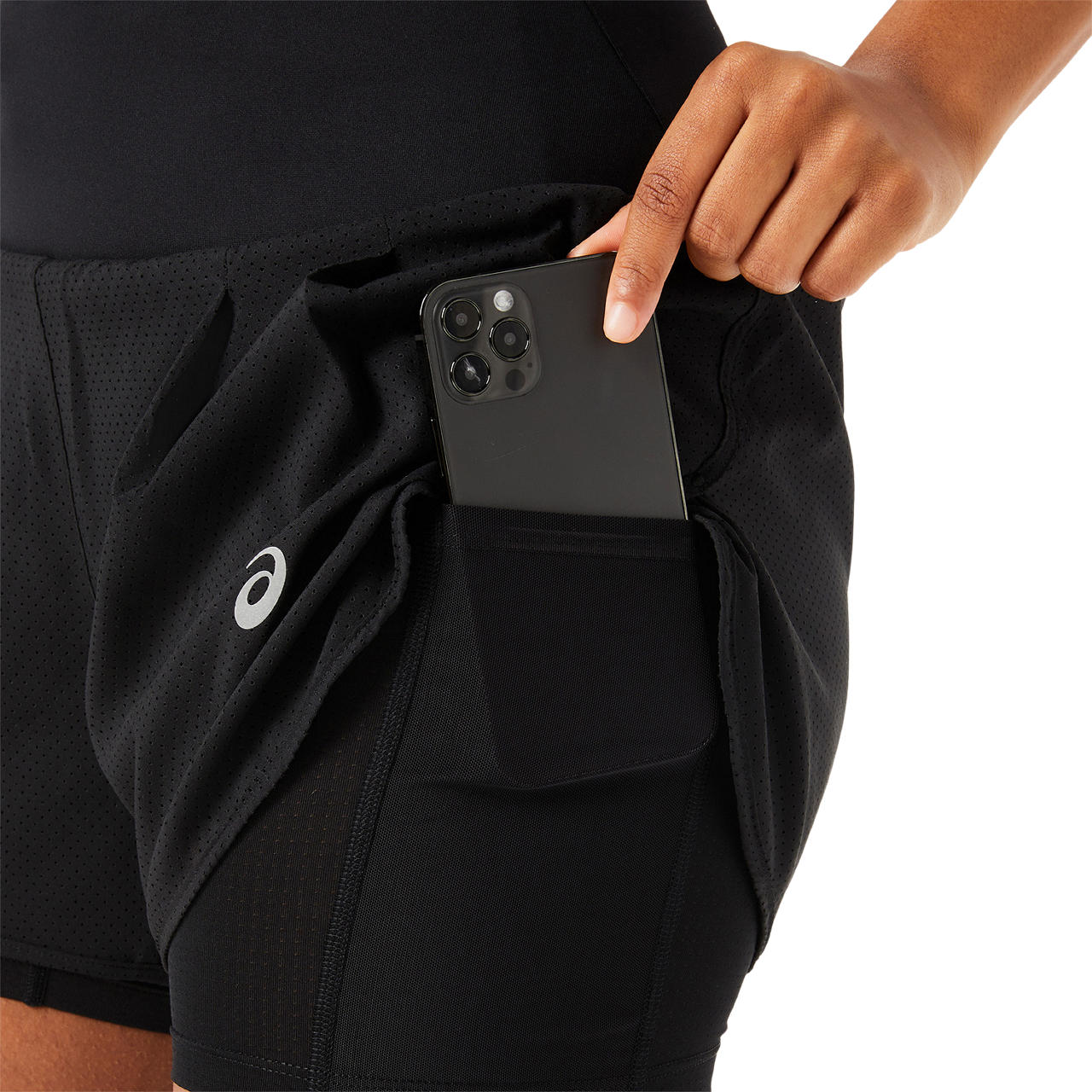 Asics Damenlaufhose Road 2-N-1 3.5IN Short - machsport – Bild 