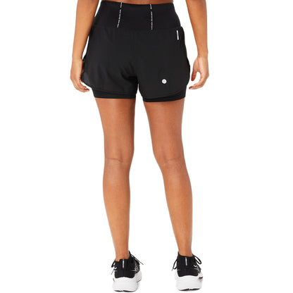 Asics Damenlaufhose Road 2in1 3.5in Short - machsport