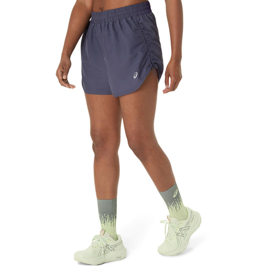 Asics Damenshort Nagino Run Adjustable 4in – lila / 34