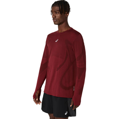 Asics Herrenlangarmshirt Road Seamless LS Top - machsport