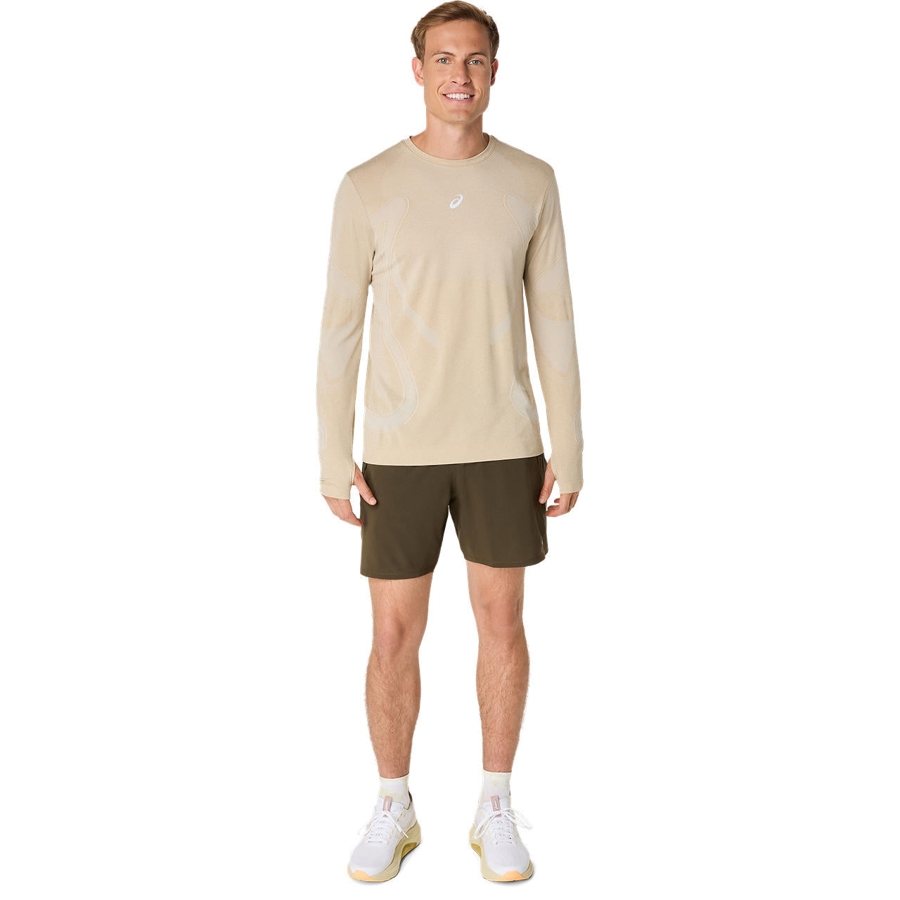 Asics Herrenlangarmshirt Road Seamless LS Top - machsport