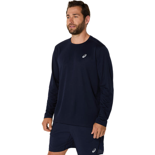 Asics Herrenlaufshirt Core LS Top – dunkelblau / L