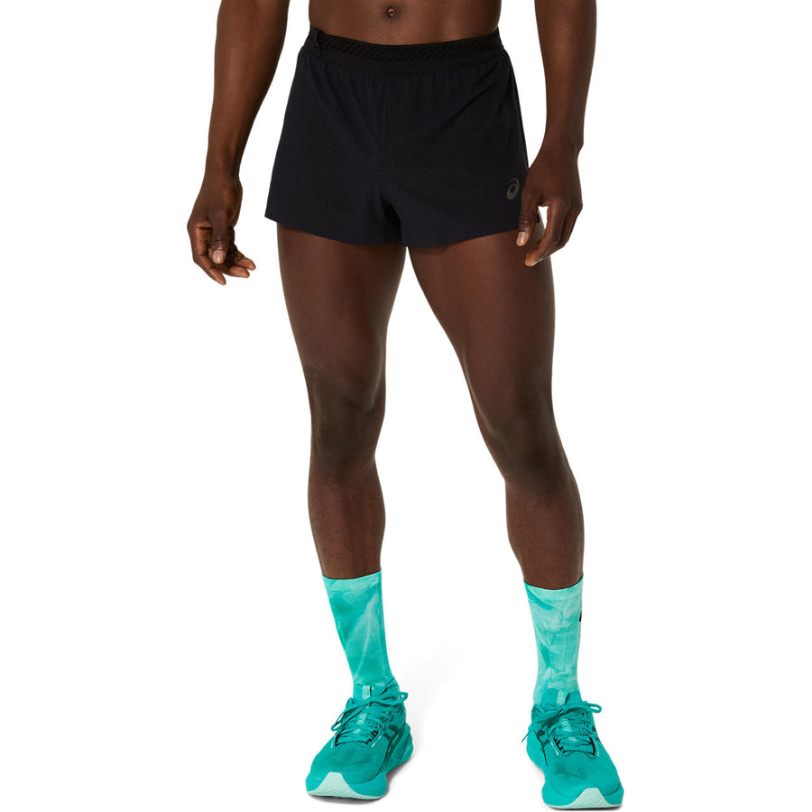 Asics Herrenlaufhose Metarun Split Short Performance black - machsport