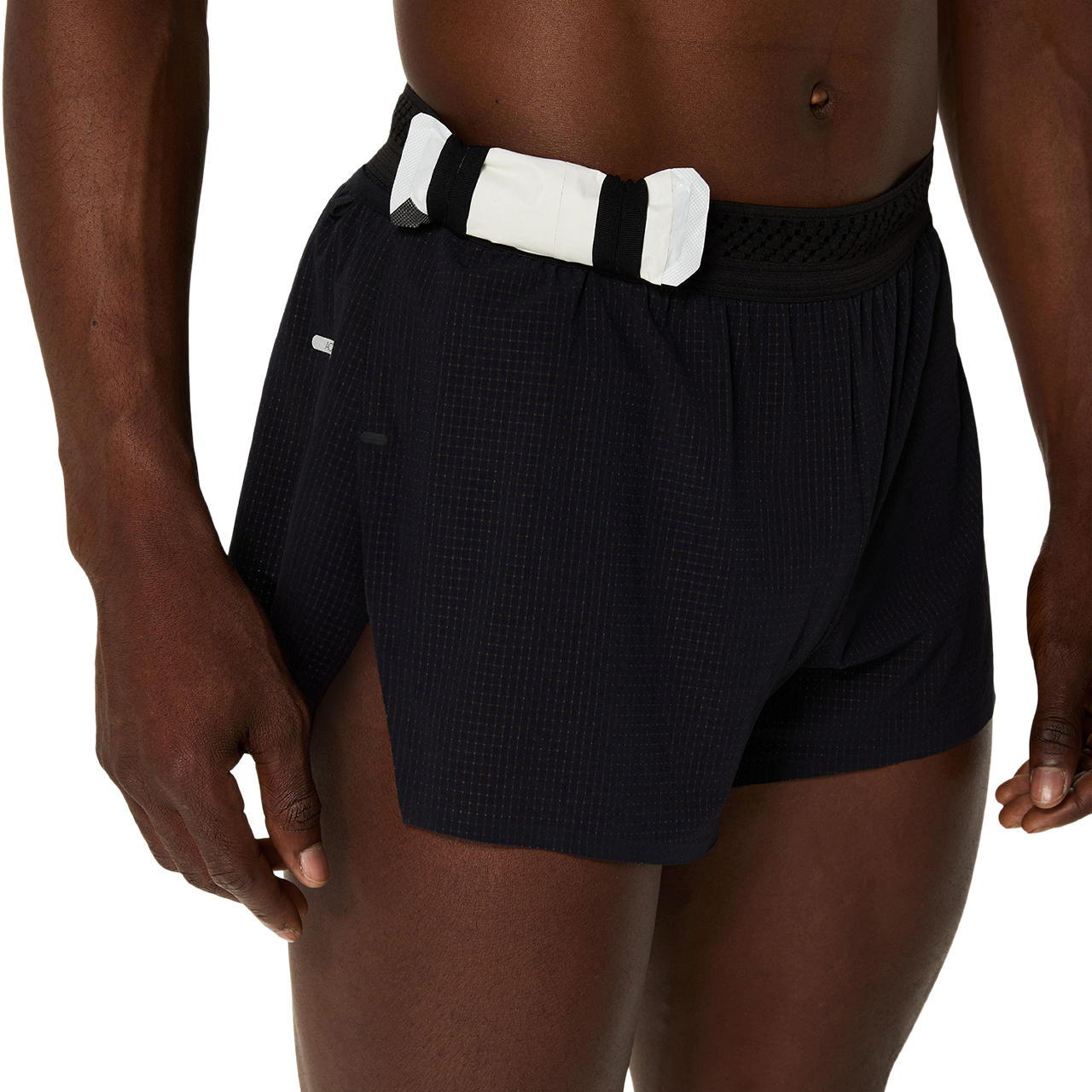 Asics Herrenlaufhose Metarun Split Short Performance black - machsport – Bild 