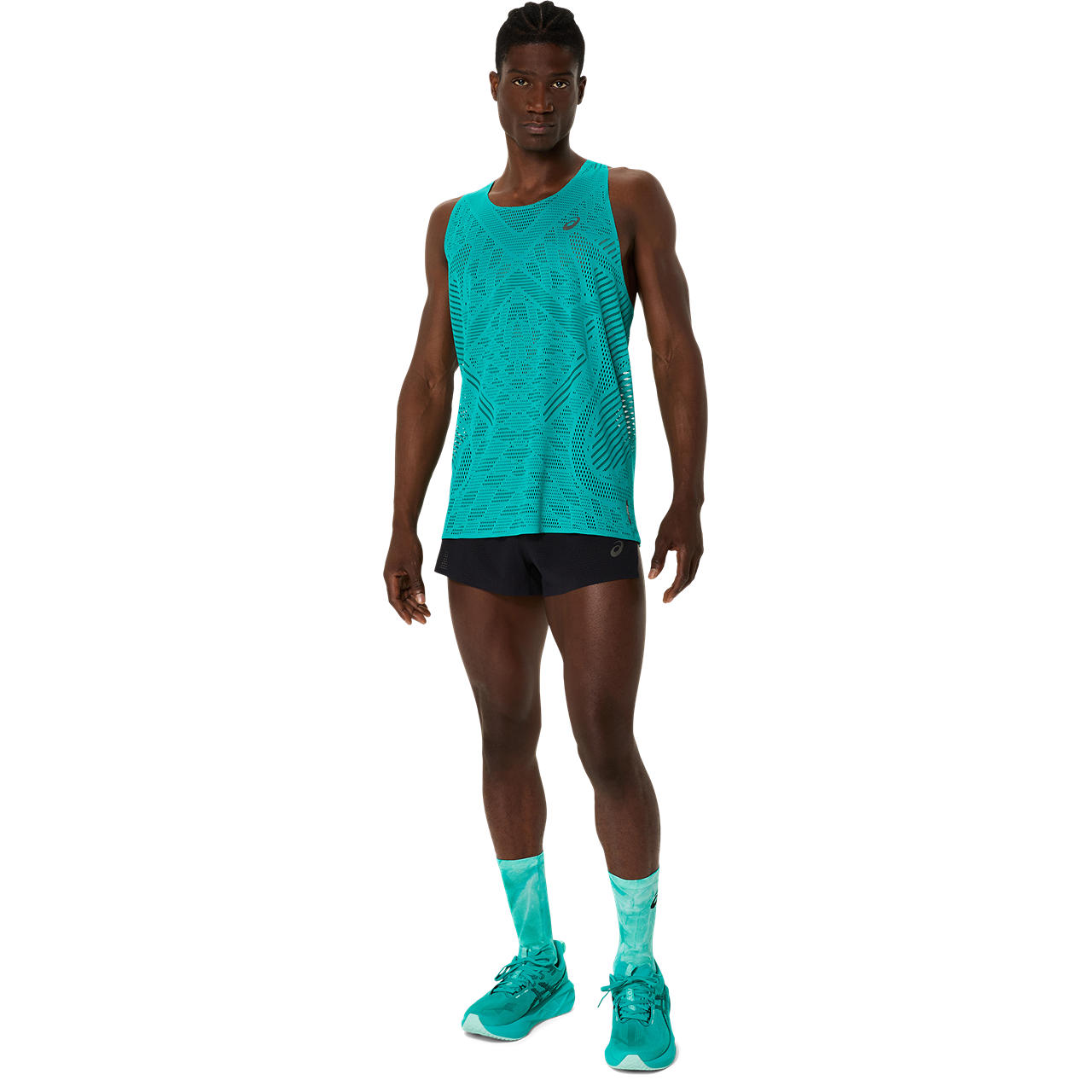 Asics Herrenlaufhose Metarun Split Short Performance black - machsport – Bild 