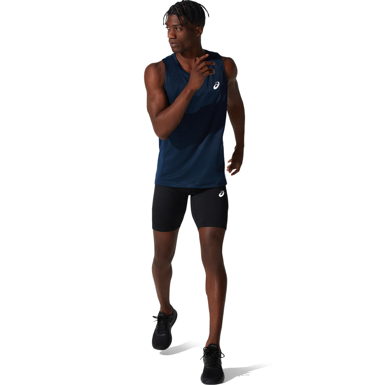 Asics Herrenlaufhose Road All Over Print Singlet - machsport – Bild 
