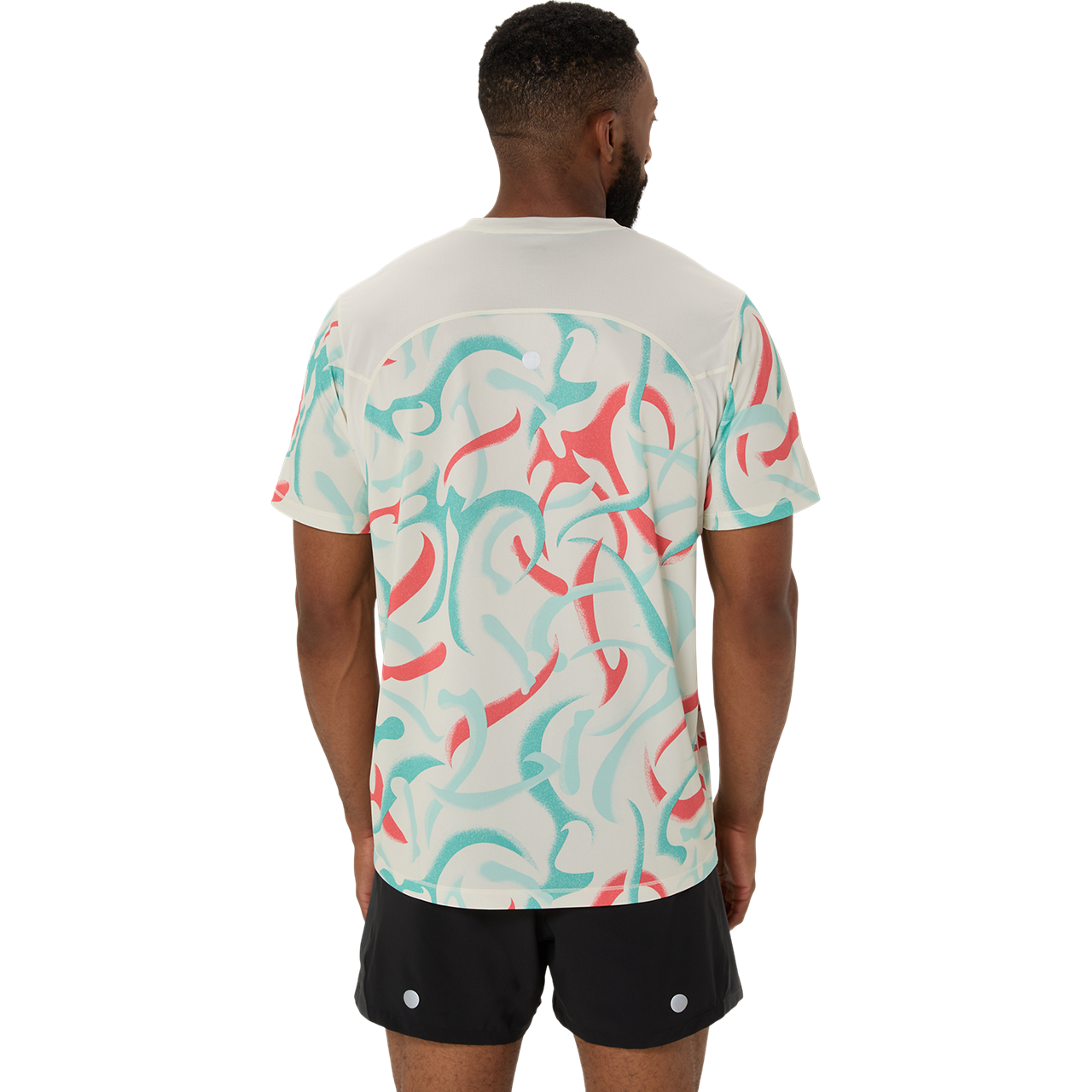 Asics Herrenlaufshirt Road All Over Print SS Top - machsport – Bild 