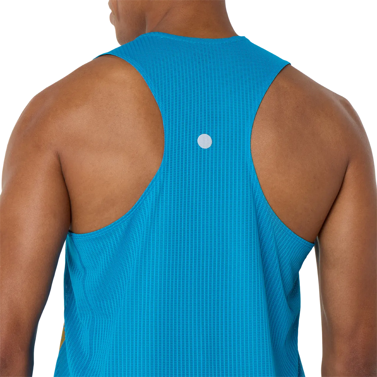 Asics Herrenlaufshirt Road Fade Singlet, leichtes Laufshirt mit Farbverlauf, atmungsaktives Material, sportliches Design