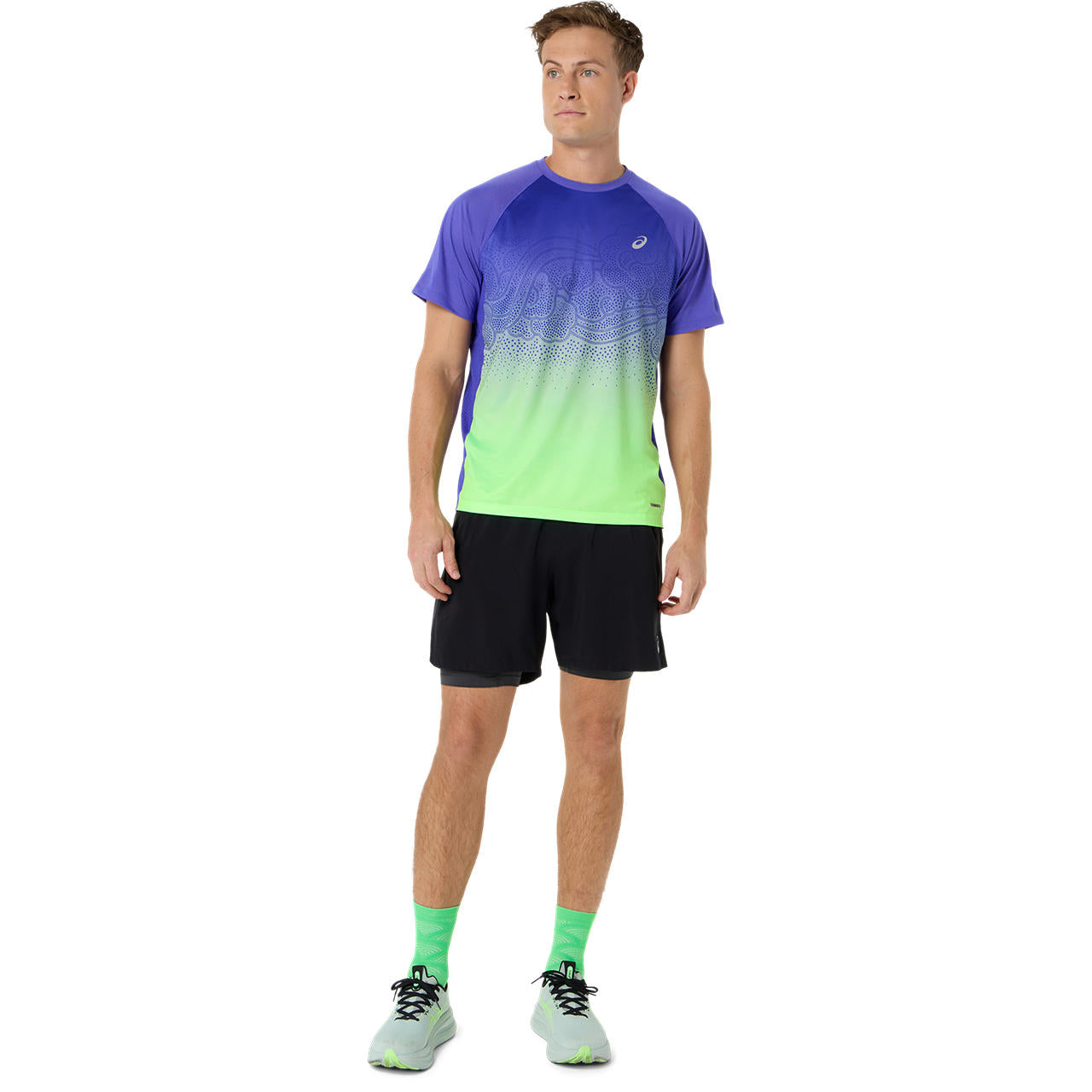 Asics Herrenlaufshirt Road Fade SS Top - machsport – Bild 