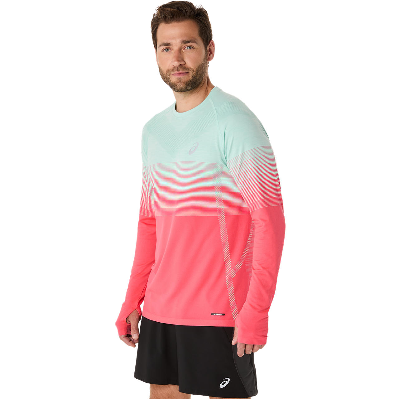 Asics Herrenlaufshirt Seamless LS Top - machsport – Bild 