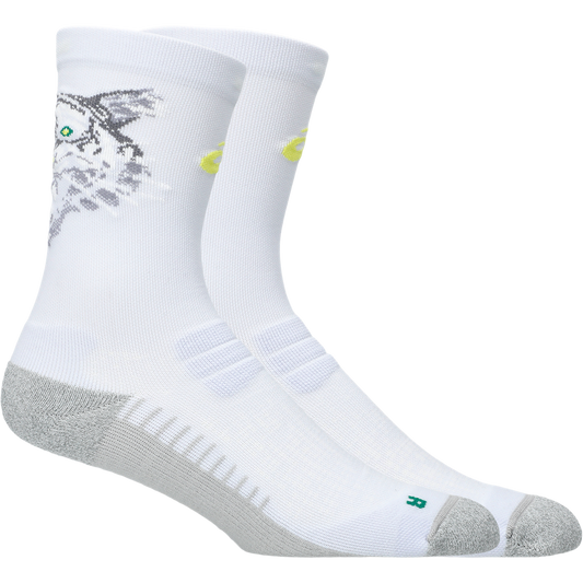 Asics Laufsocken Performance Run Socks Crew – Rückansicht – hellblau / 35-38