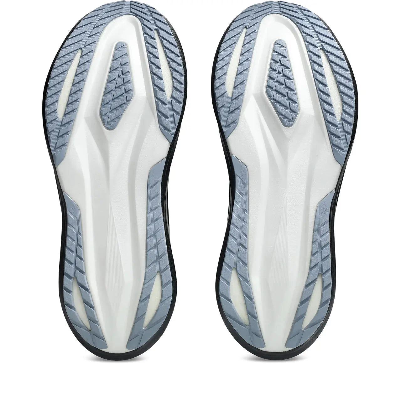 Asics Laufschuhe Megablast, neutrale Straßenlaufschuhe mit maximalem Bounce für schnell, black/white - machsport