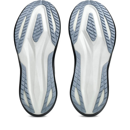 Asics Laufschuhe Megablast, neutrale Straßenlaufschuhe mit maximalem Bounce für schnell, black/white - machsport