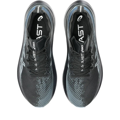 Asics Laufschuhe Megablast, neutrale Straßenlaufschuhe mit maximalem Bounce für schnell, black/white - machsport