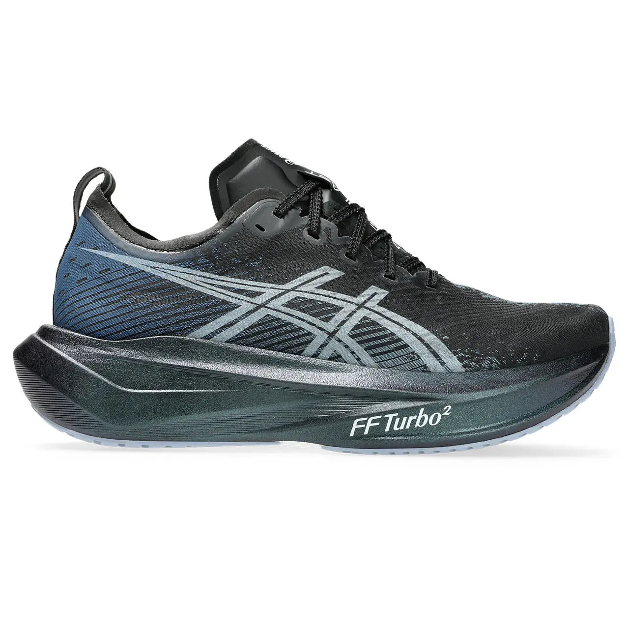 Asics Laufschuhe Megablast, neutrale Straßenlaufschuhe mit maximalem Bounce für schnell, black/white - machsport – Bild 