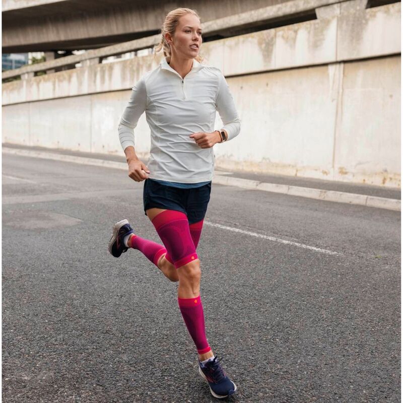 Bauerfeind Sports Compression Sleeves lower leg short, schwarz - machsport