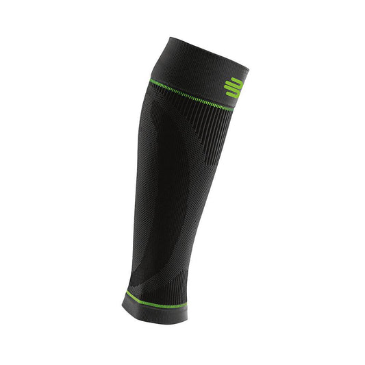 Bauerfeind Sports Compression Sleeves lower leg long schwarz – schwarz / L
