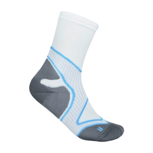 Bauerfeind Laufsocken Run Performance Mid Cut Socks – weiß / 38-40
