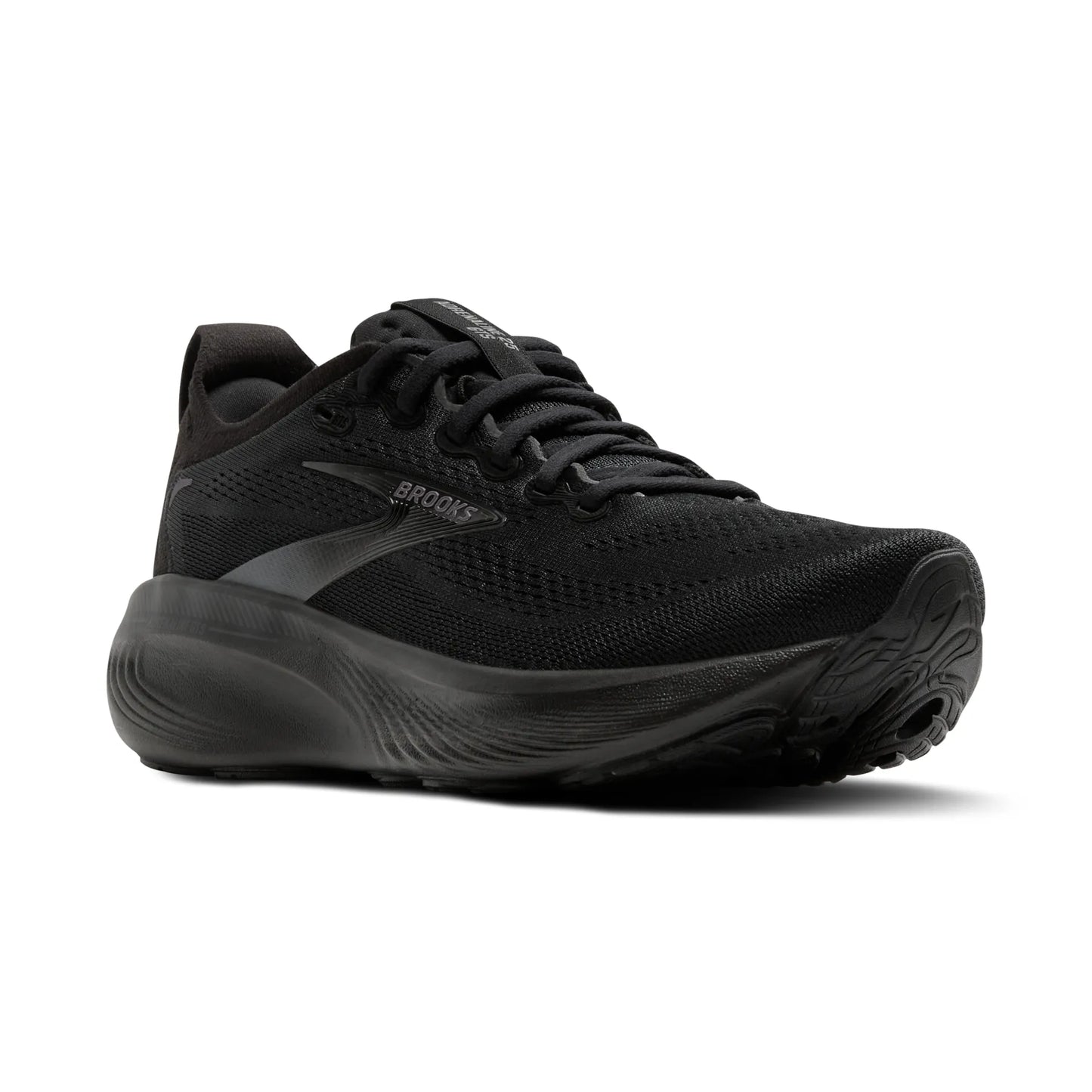 Brooks Damenlaufschuhe Adrenaline GTS 25, Stabilitätsschuh für tägliches Lauftraining mit GuideRails und DNA LOFT v3 Dämpfung, black/ebony - machsport