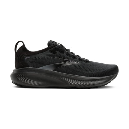 Brooks Damenlaufschuhe Adrenaline GTS 25, Stabilitätsschuh für tägliches Lauftraining mit GuideRails und DNA LOFT v3 Dämpfung, black/ebony - machsport
