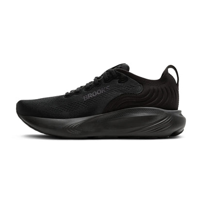Brooks Damenlaufschuhe Adrenaline GTS 25, Stabilitätsschuh für tägliches Lauftraining mit GuideRails und DNA LOFT v3 Dämpfung, black/ebony - machsport