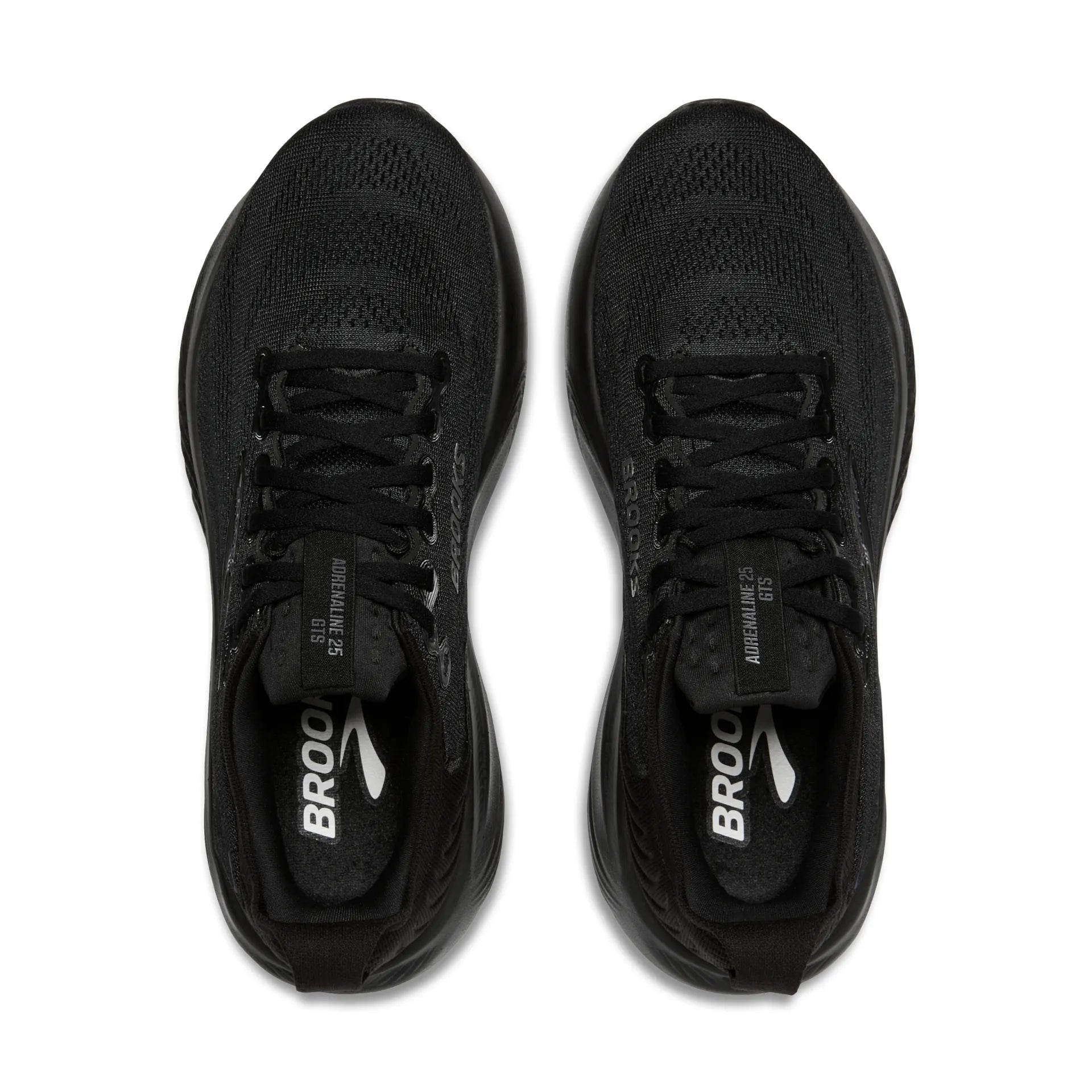 Brooks Damenlaufschuhe Adrenaline GTS 25, Stabilitätsschuh für tägliches Lauftraining mit GuideRails und DNA LOFT v3 Dämpfung, black/ebony - machsport – Bild 